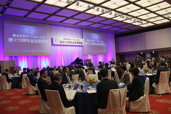創立70周年記念祝賀会の模様