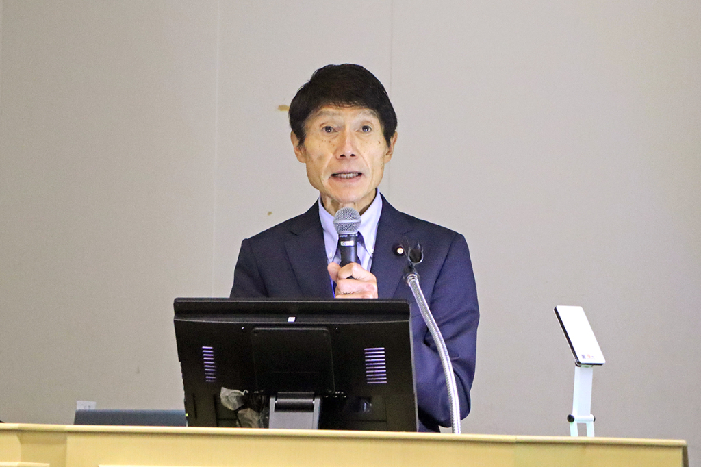 ゲノム医療「創薬基盤として推進」 共催シンポで自民党の古川氏