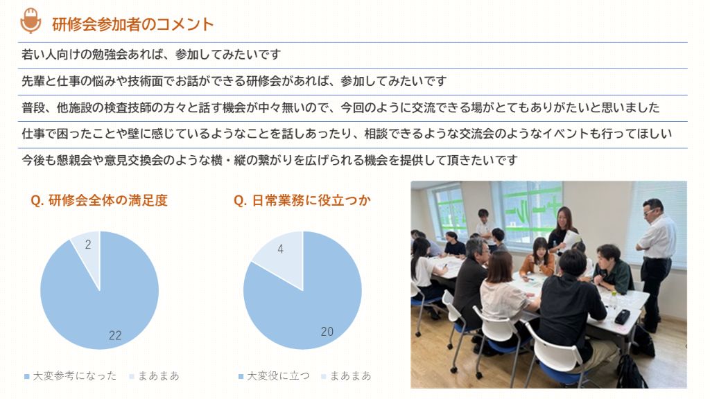 千葉県臨床検査技師会 新入会員研修会