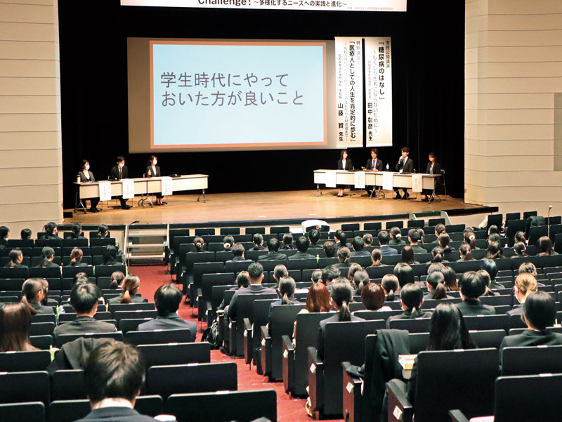 青年部委員会が学生向けにランチョンセミナーを開いた