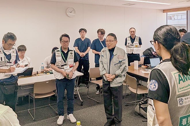 全日病のAMAT、被災地で病院支援