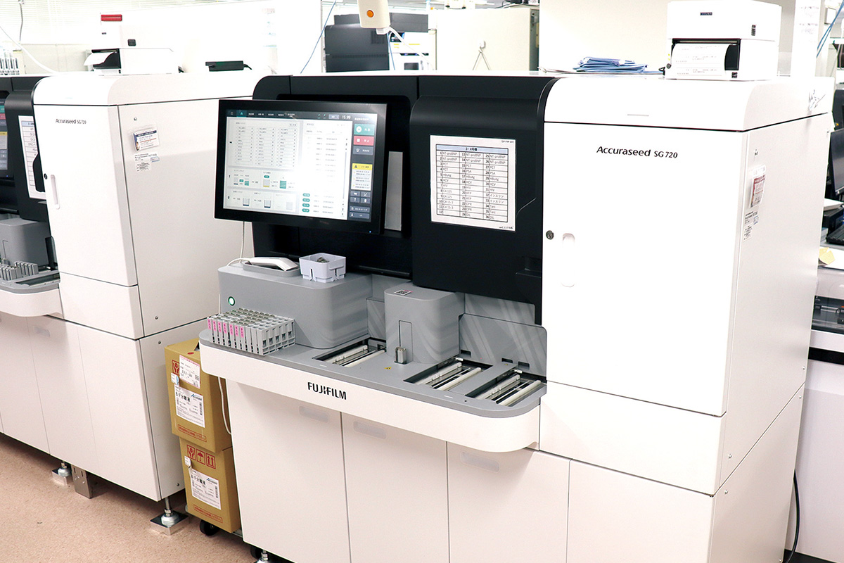 免疫検査を支える「Accuraseed SG720」