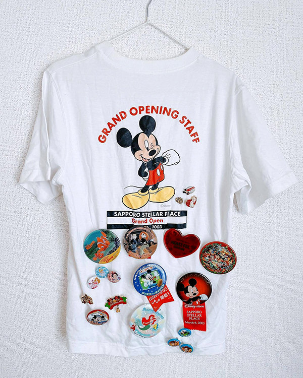 バイト先での思い出のスタッフＴシャツ